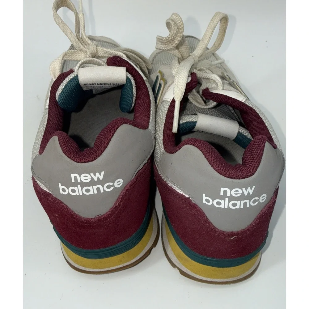 New Balance 574 'Grey Burgundy Teal Yellow. GC574PR1, Size 6.5